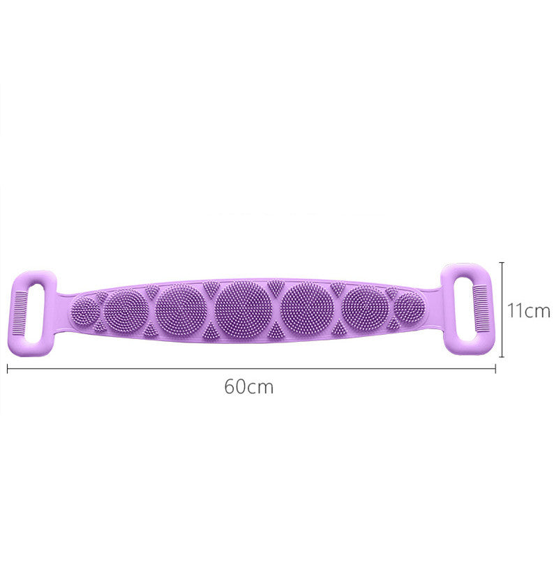 Silicone Back Scrubber Bath Brush – Flexible Body Cleaning Tool