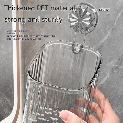 Light Luxury Suction Storage Rack for Bathroom and Toilet