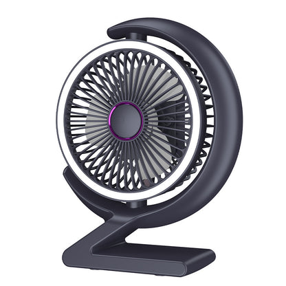 Clip Fan USB Lighting Desktop Household Fan Portable