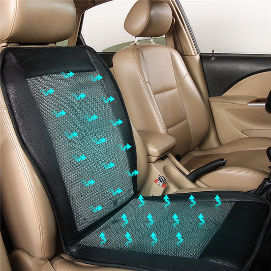 Black And Gray Car Cool Seat Cushion