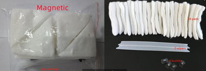 Strong magnetic glass cleaning tool