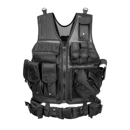 Outdoor Adventure Camouflage Vest – Unisex Nylon Gear