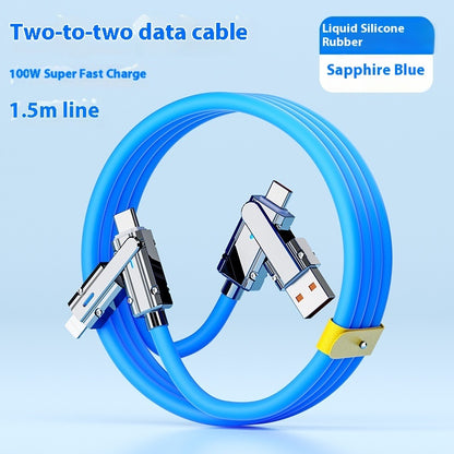 Mech Four-in-one Fast Charge Data Cable