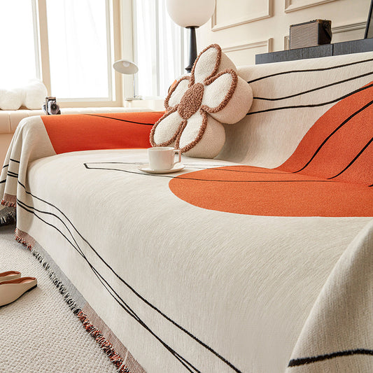 Universal Non-Slip Chenille Sofa Backrest Cover