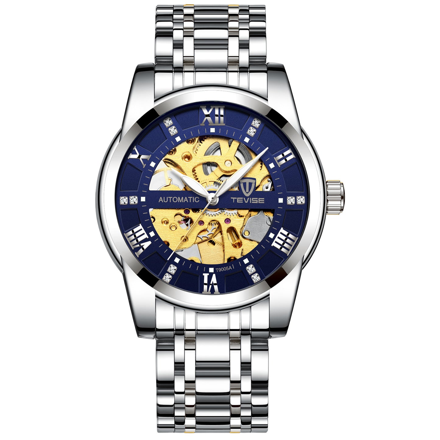 TEVISE Automatic Mechanical Men’s Watch – Waterproof Hollow Design