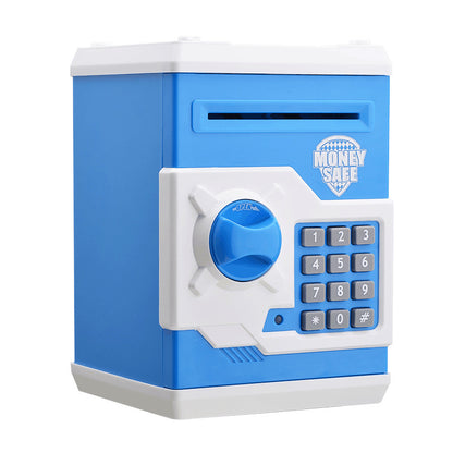 Cash Machine Savings Piggy Bank Password Lock Safe Box