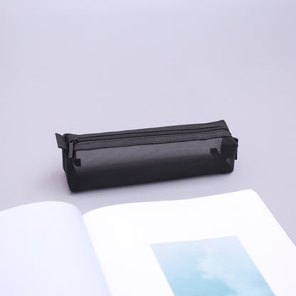 Simple Nylon Zipper Pencil Bag for Students