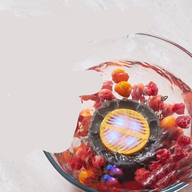Dongling fruit and vegetable cleaning machine with fruits and vegetables being cleaned.