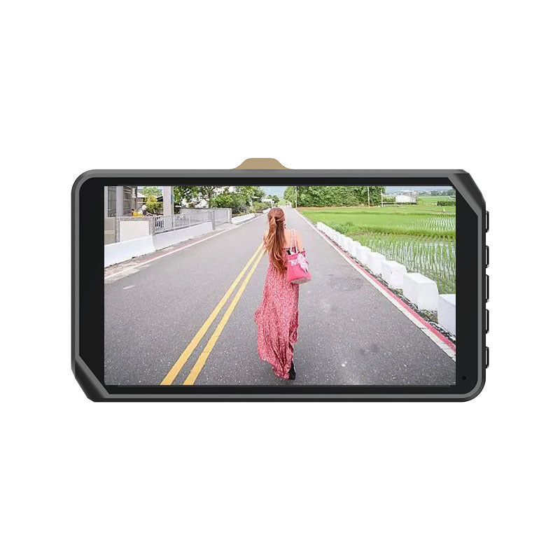 4 Inch Dual Lens Front and Rear Dashcam