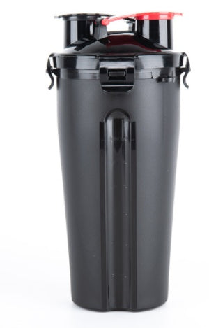 Portable 2-in-1 Pet Water & Food Bottle with Collapsible Bowl