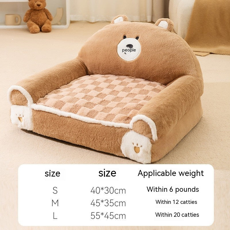 Seasonal Universal Detachable And Washable Dog Bed