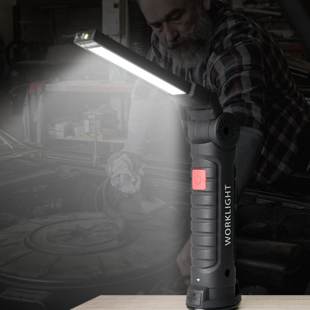 Rechargeable LED Work Light – White and Red Light Modes