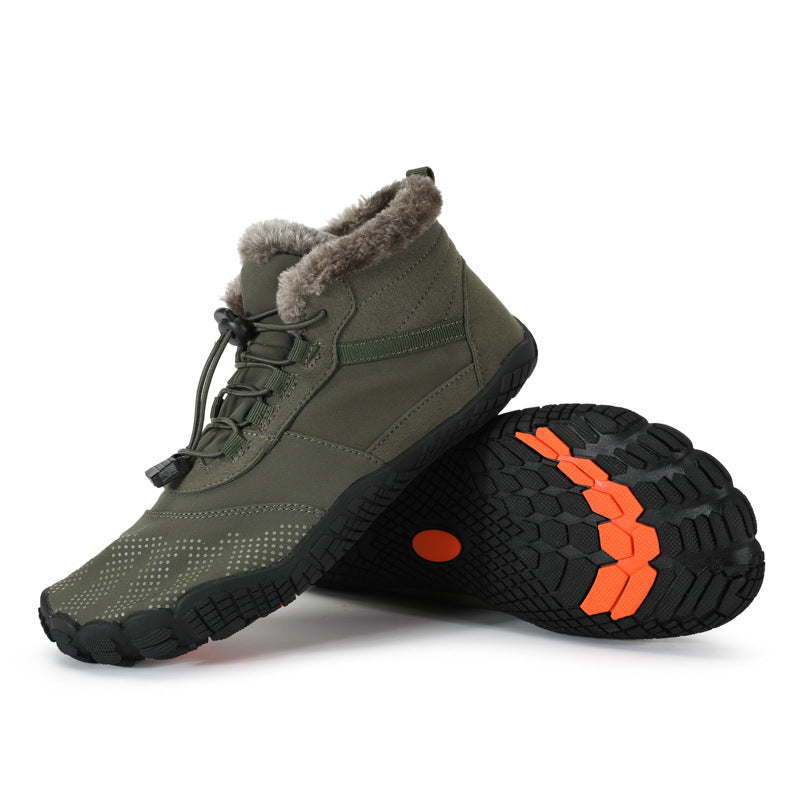 Winter Fleece-Lined Waterproof Hiking and Cycling Shoes