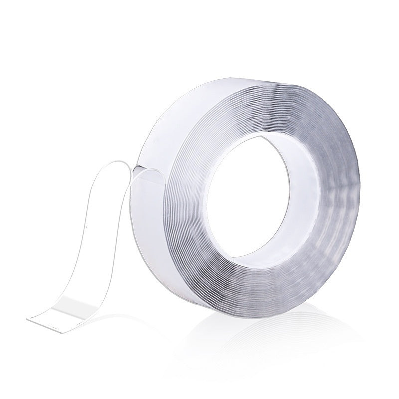 Roll of double-sided tape on a white background