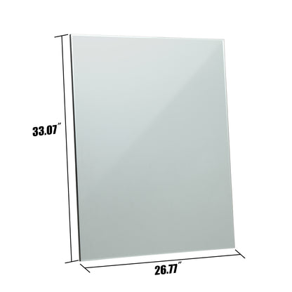 Rectangular Wall Mirror for Salon, Bathroom, and Bedroom