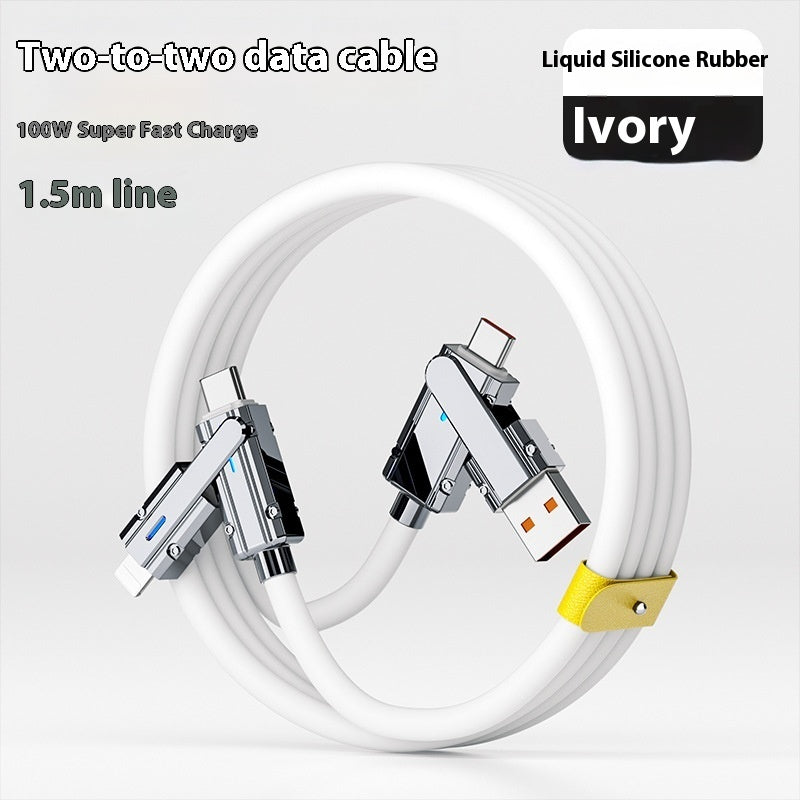Mech Four-in-one Fast Charge Data Cable