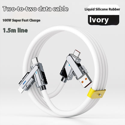 Mech Four-in-one Fast Charge Data Cable