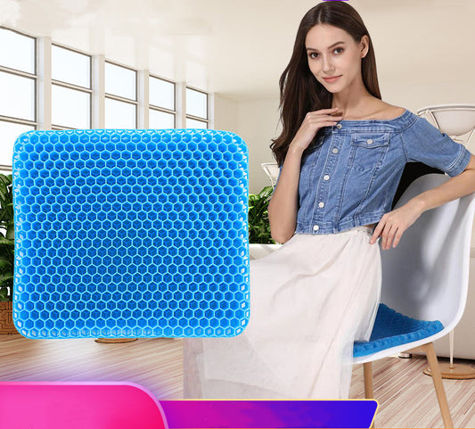 Summer Gel Cushion Honeycomb Car Seat Cushion Breathable Cool Student Cushion