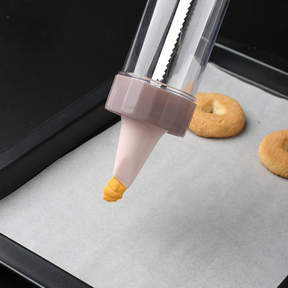 Cookie Press Gun Kit – 13 Discs & 6 Nozzles for Easy Biscuit Making
