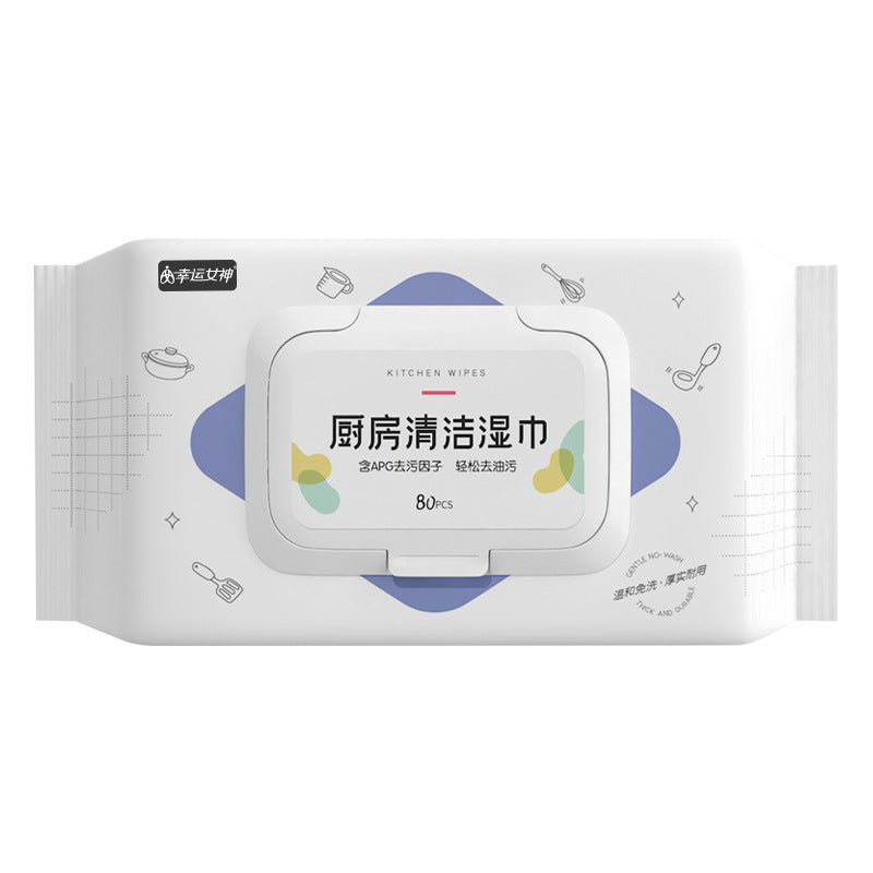 Kitchen Cleaning Disposable Oil-Removing Wipes