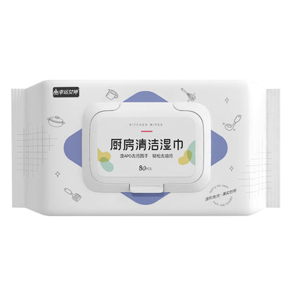 Kitchen Cleaning Disposable Oil-Removing Wipes
