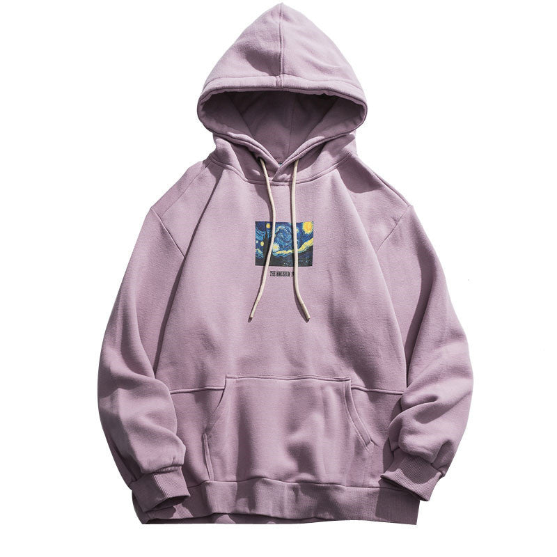 Men's Cotton Hoodie – Long Sleeve Pullover for Spring & Autumn