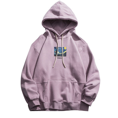 Men's Cotton Hoodie – Long Sleeve Pullover for Spring & Autumn