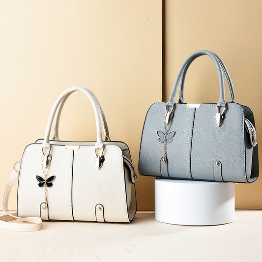 Large Capacity Lychee Pattern Women’s Handbag