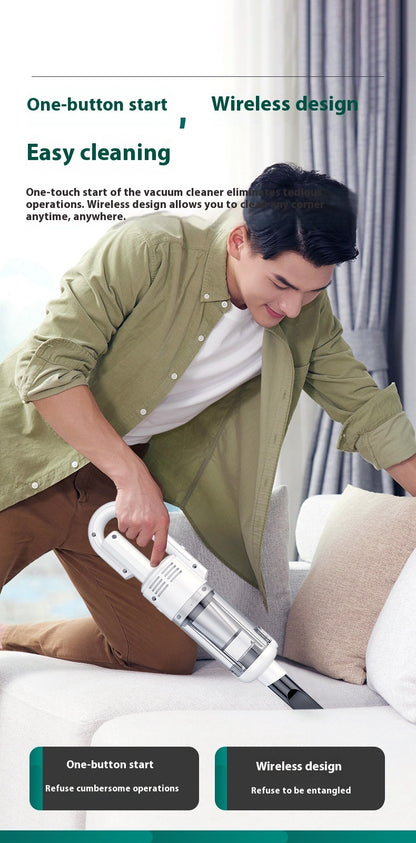 Car A Suction Machine Wireless Dual-use Portable Handheld Super Power High Suction Rechargeable Vacuum Cleaner