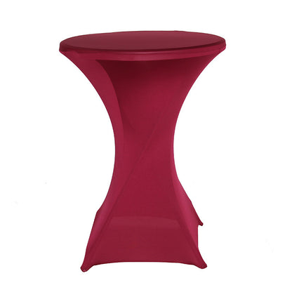 Stretch Polyester Cocktail Table Cover – Fitted Table Cloth