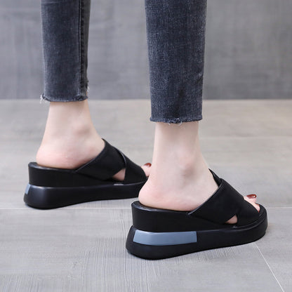 Open Toe Plus Size Women’s Outdoor Wedge Sandals