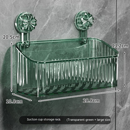 Light Luxury Suction Storage Rack for Bathroom and Toilet