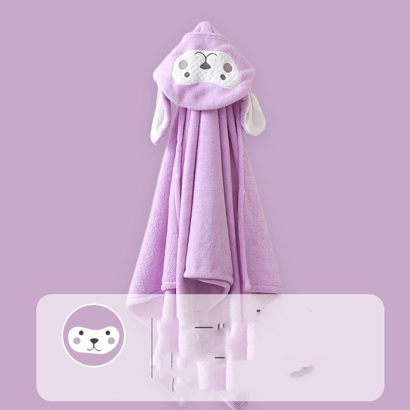 Children's Bath Towel Cape  Coral Velvet