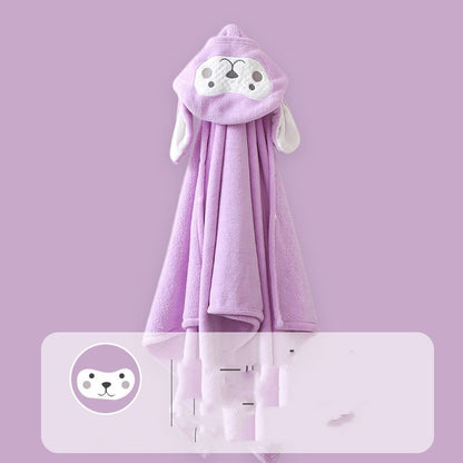 Children's Bath Towel Cape  Coral Velvet