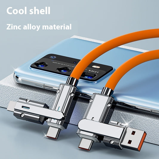 Mech Four-in-one Fast Charge Data Cable