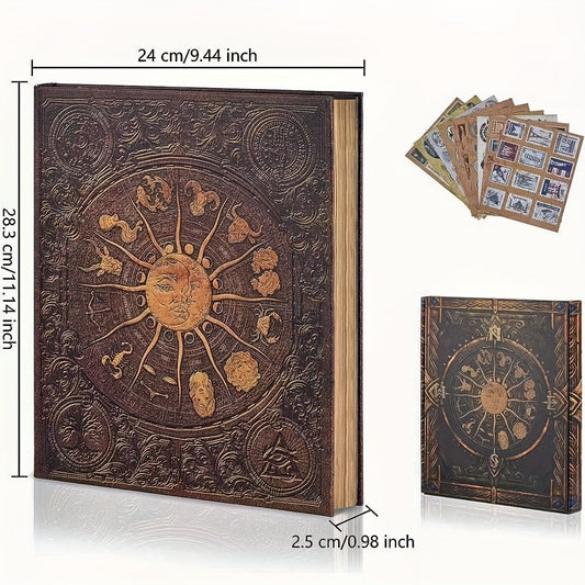 132-Page DIY Retro Scrapbook – Our Adventure Memory Photo Album