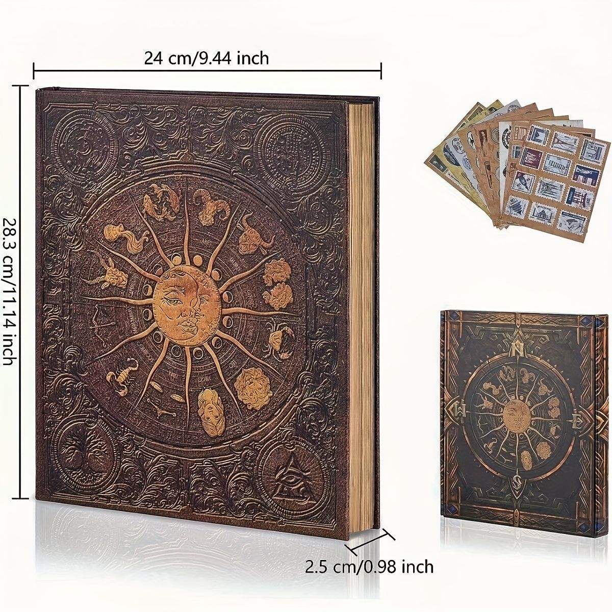 132-Page DIY Retro Scrapbook – Our Adventure Memory Photo Album
