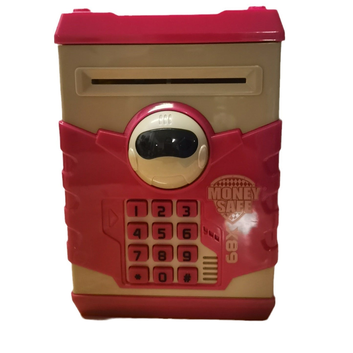 Cash Machine Savings Piggy Bank Password Lock Safe Box