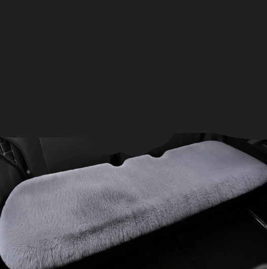 Winter Rabbit Plush Car Seat Cushion Single Piece Square