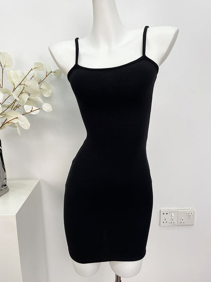 Pure Hot Girl Sexy Sheath Body Shaping Sling Dress