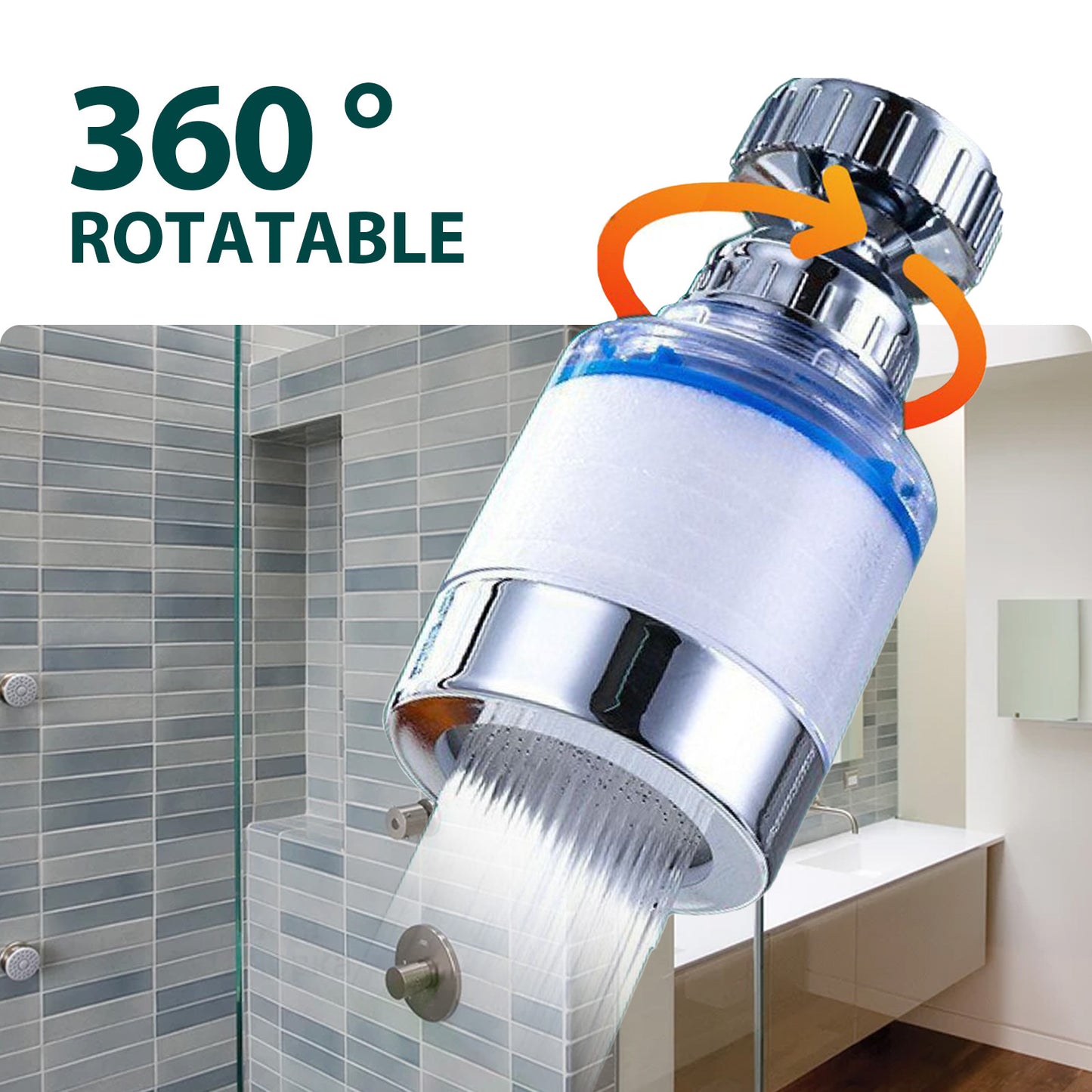 360° Rotating Faucet Water Purifier Filter