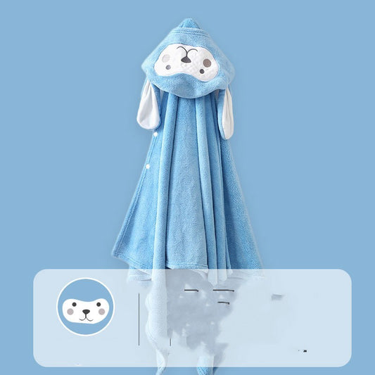 Children's Bath Towel Cape  Coral Velvet