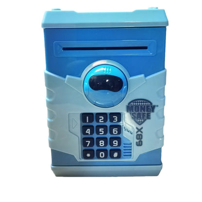 Cash Machine Savings Piggy Bank Password Lock Safe Box
