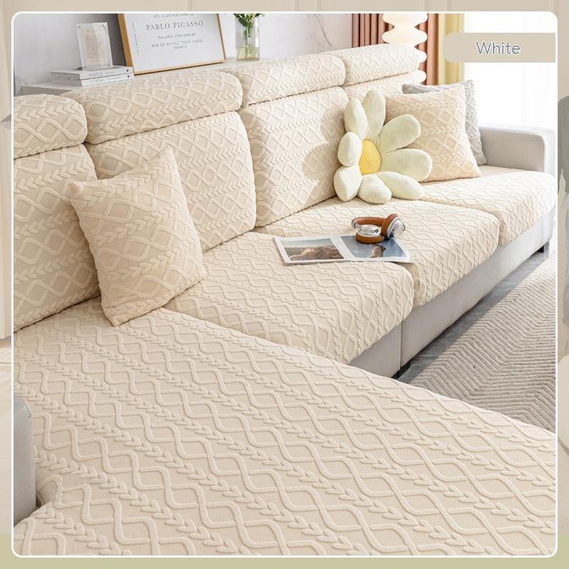 Jacquard Velvet Elastic All-inclusive Universal Sofa Cover