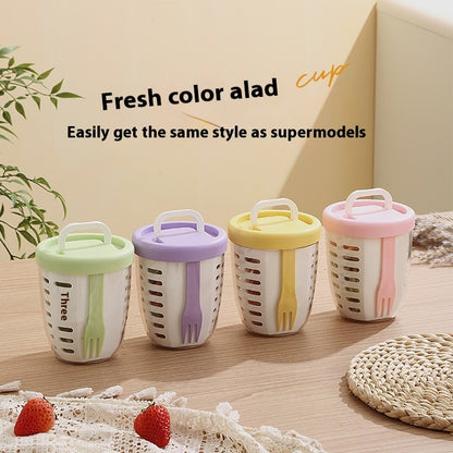 Draining Crisper Office Worker Portable Plastic Cup