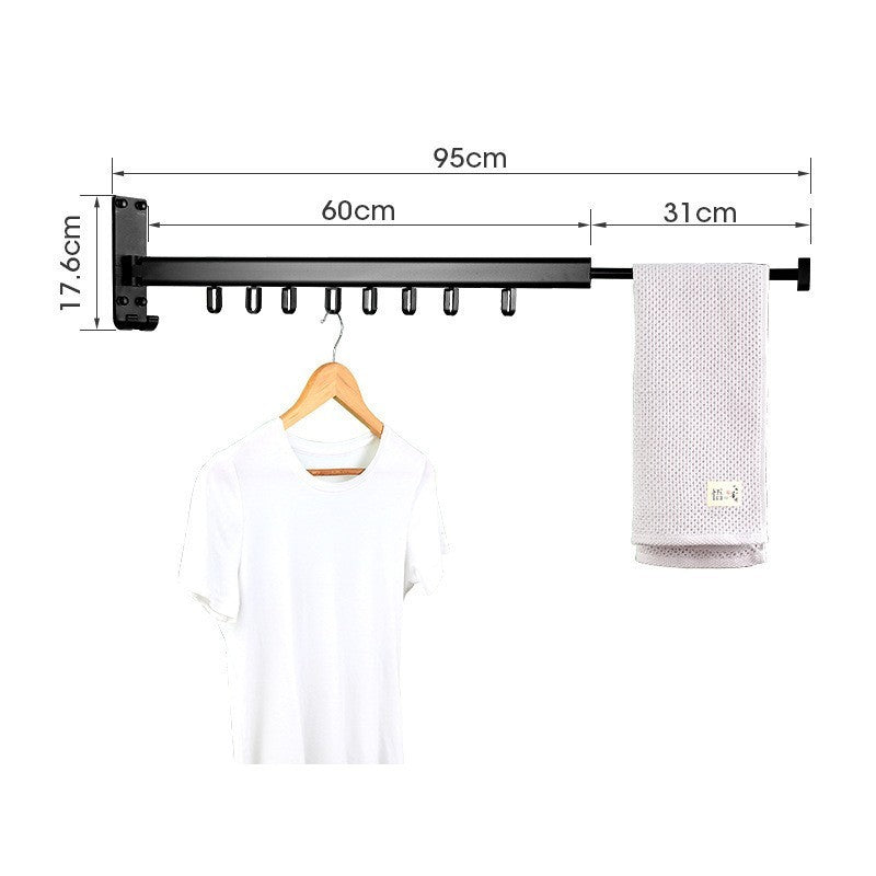Balcony Wall Hanging Invisible Retractable Drying Rack