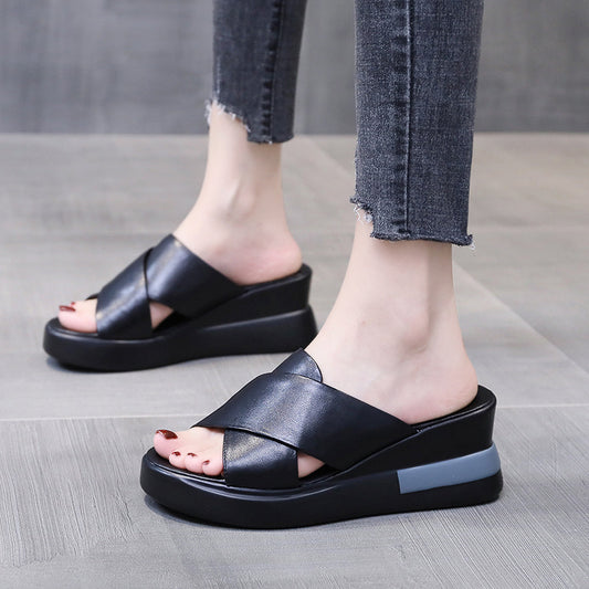 Open Toe Plus Size Women’s Outdoor Wedge Sandals
