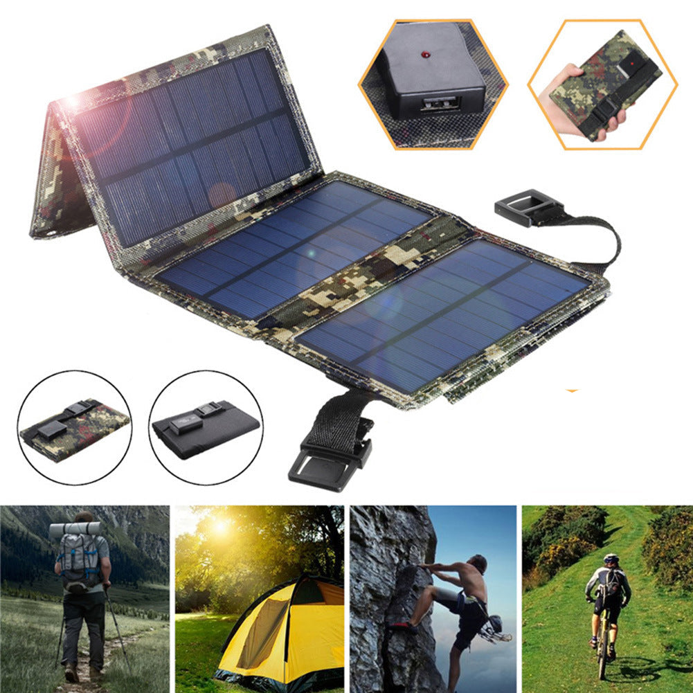 Portable Folding Solar Panel Charging Bag for Mobile Phones