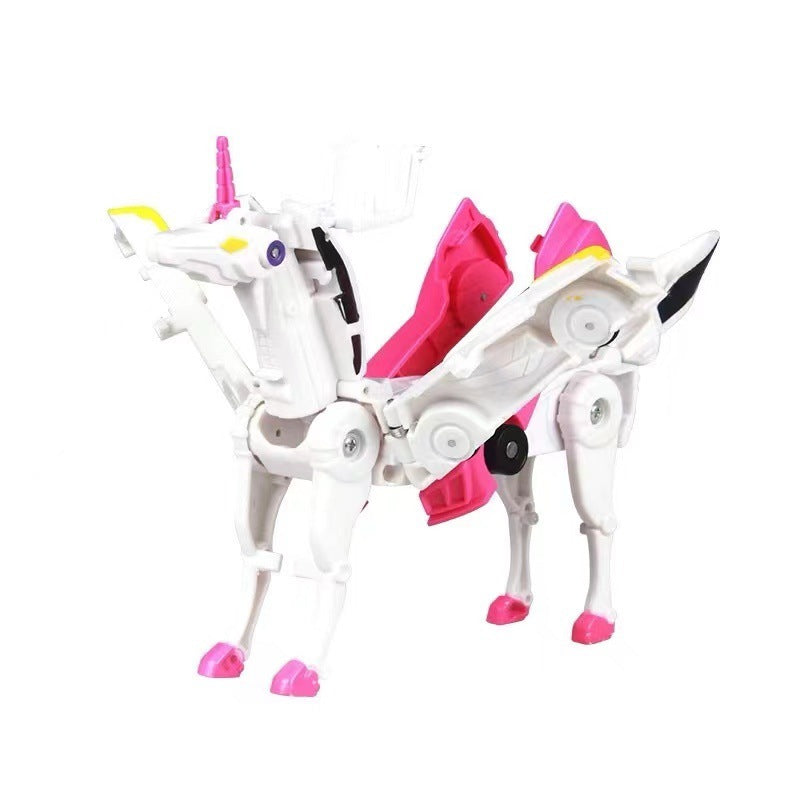 Tianyi Pegasus Transforming Toy Car – Inertia Powered