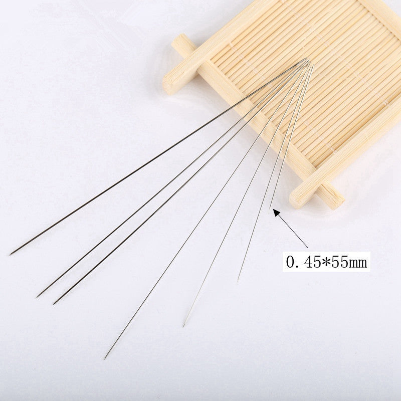 Needle DIY Small Hole Fine Long Needle Ring Threading Tools String Beads Sewing Needle Ornament Accessories